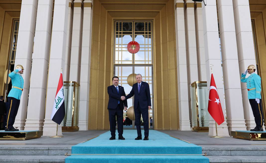 Irak Başbakanı Ankara’da! Külliye’de resmi tören: Sudani’den güç birliği mesajı... - Resim: 30